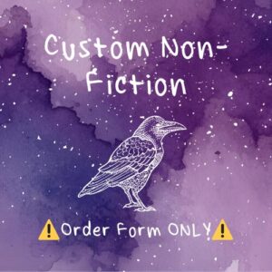 RAVEN'S QUILL CREATIONS CUSTOM NON-FICTION PIC